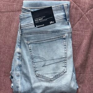 American Eagle Outfitters Light Blue Boot Cut Jeans